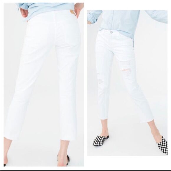 Aeropostale Straight Ankle Distressed Jeans Sz 0 - Picture 3 of 12